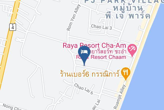 Amphoe Cha Am - Charm Resort Cha Am Maps