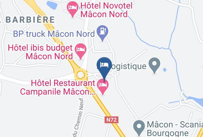 Saone Et Loire - Charme En Maconnais Maps
