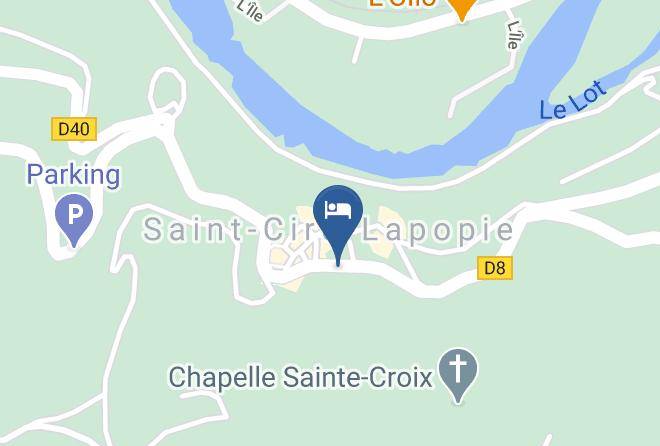 Lot - Gites Charme Et Jardin Au Coeur De St Cirq Lapopie Maps