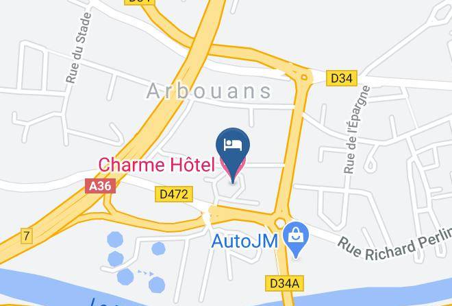 Doubs - Charme Hotel Maps