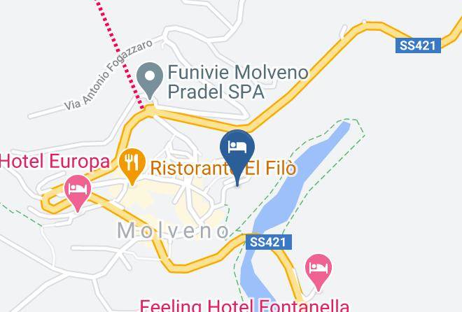 Trento - Charme Hotel Nevada Maps