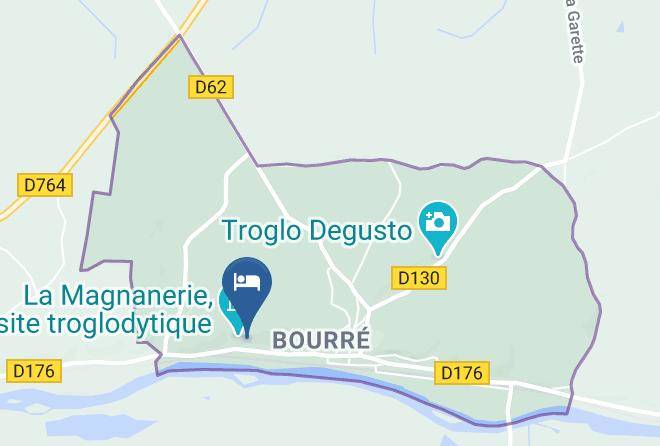 Loir Et Cher - Charme Troglo Le Petit Pressoir Maps