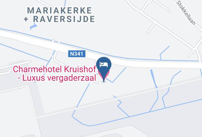 West Flanders - Charmehotel Kruishof Luxus Vergaderzaal Maps