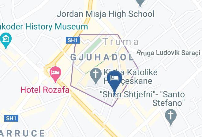 Shkoder - Charming Central Guesthouse Maps