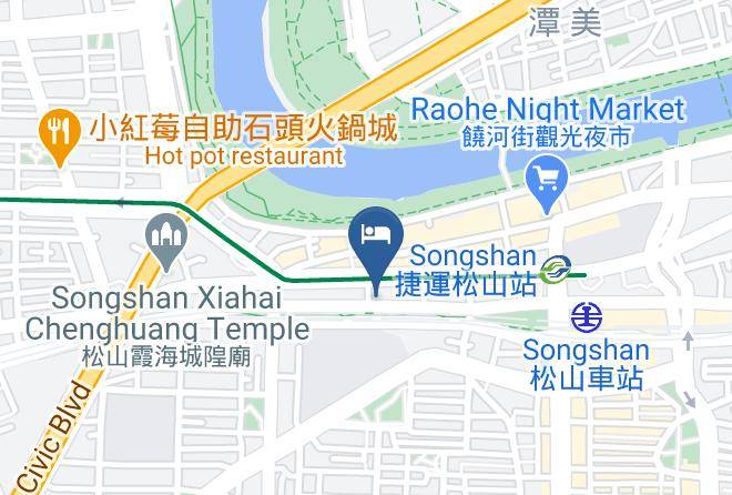 Songshan District - Charming City Songshan Hotel Maps