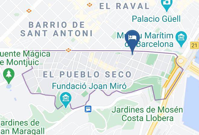 Charmsuites Nou Rambla Map