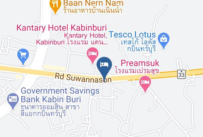 Amphoe Kabin Buri - Charoensuk Grand Hotel Maps