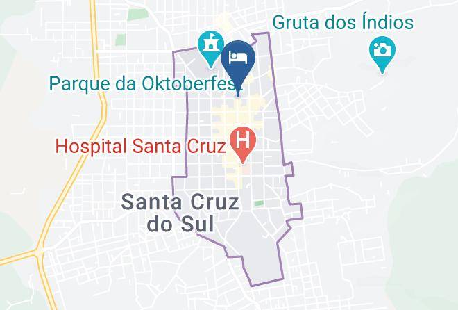 Santa Cruz Do Sul - Charrua Hotel Maps
