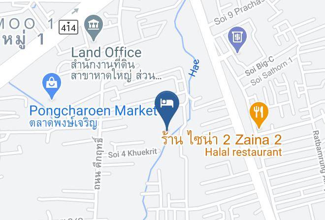 Amphoe Hat Yai - Chartame Boutique Hotel Maps