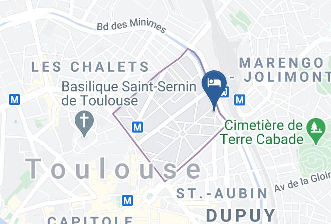 Haute Garonne - Chartreuse Hotel Toulouse Maps