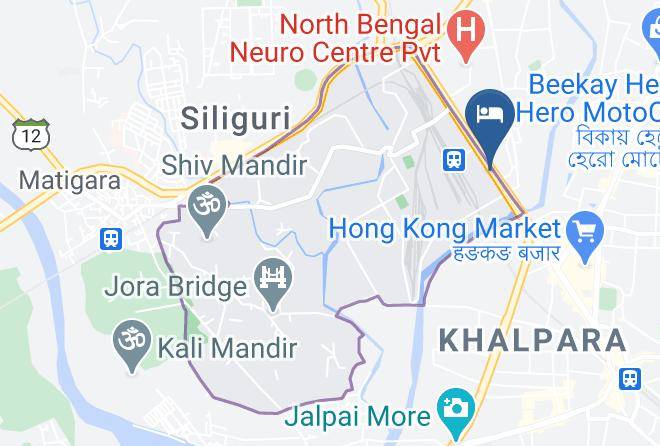 Siliguri - Chas Rajdarbar Hotel And Banquet Maps