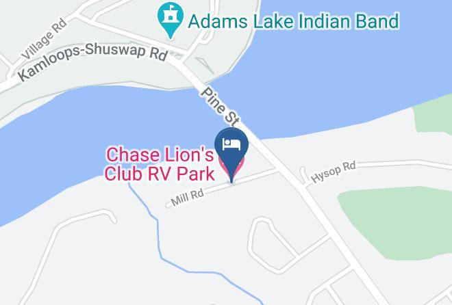 Thompson Nicola - Chase Lion's Club Rv Park Maps