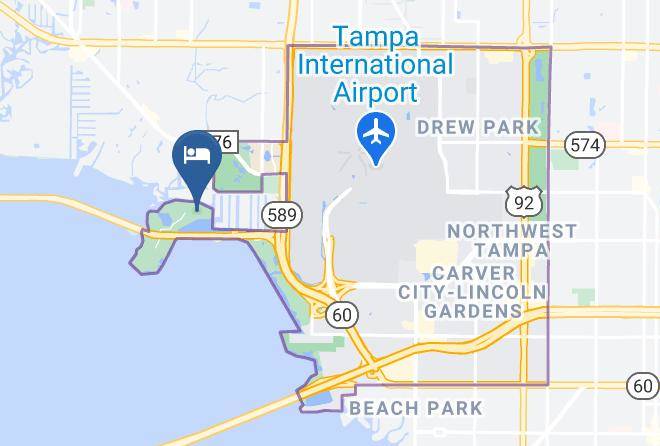Hillsborough - Chase Suite Hotel Tampa Maps