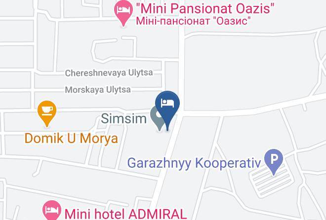 Yevpatoriya - Chastnaya Usad'ba Simsim Maps