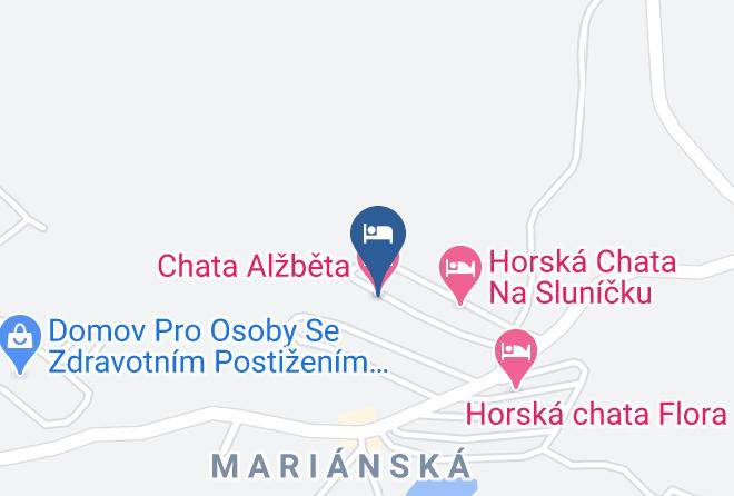 Carlsbad - Chata Alzbeta Maps