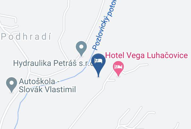 Pozlovice - Chata Amalka Maps