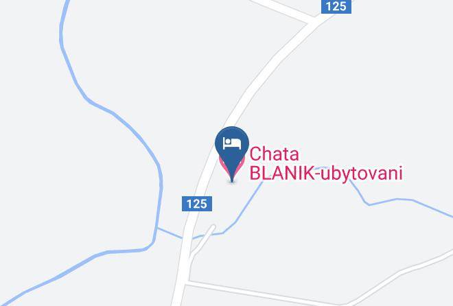 Benesov - Chata Blanik Ubytovani Maps