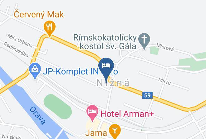 Tvrdosin - Chata Blava Maps