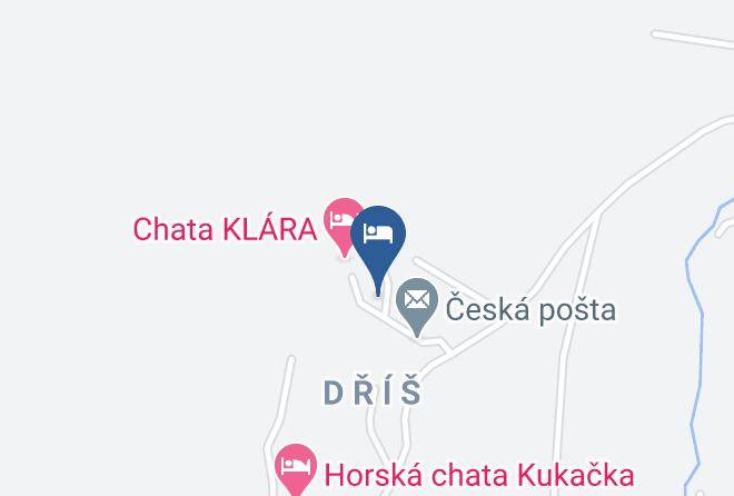 Chata Bludicka Map