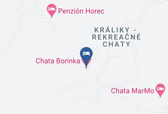 Kraliky - Chata Borinka Maps
