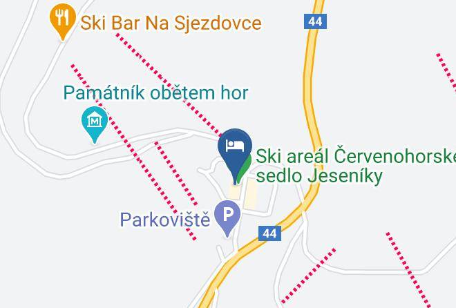 Chata Cervenohorske Sedlo Map