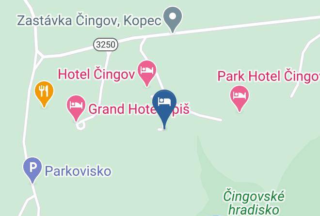 Spisska Nova Ves - Chata Cingov Slovak Paradise Maps