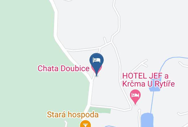 Decin - Chata Doubice Maps