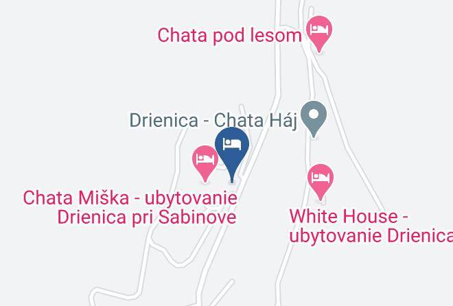 Sabinov - Chata Garden View Maps
