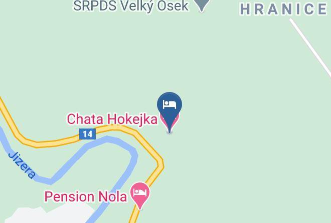 Semily - Chata Hokejka Maps