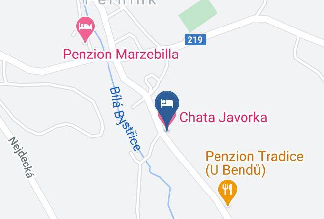 Carlsbad - Chata Javorka Maps