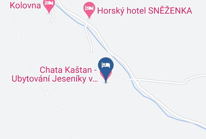 Chata Kastan Ubytovani Jeseniky V Rekreacnim A Ski Arealu Map