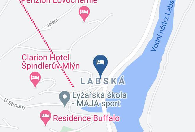 Trutnov - Chata Labska Spindleruv Mlyn Maps