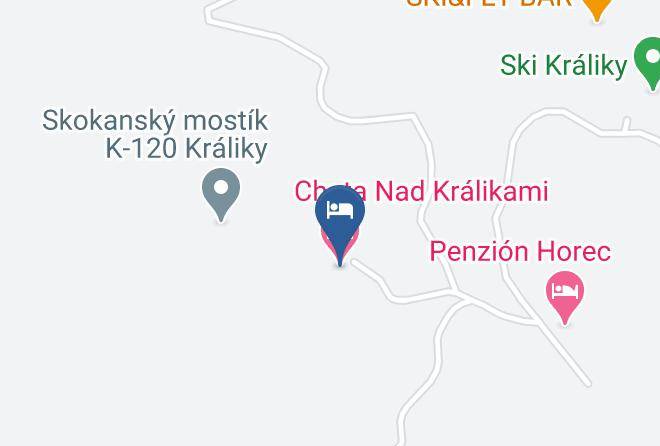 Banska Bystrica - Chata Nad Kralikami Maps