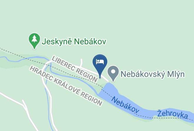 Semily - Chata Nebakov Maps