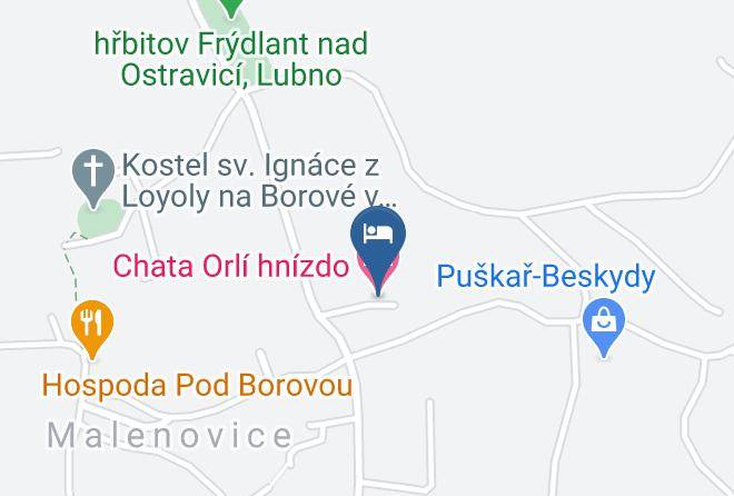 Frydek Mistek - Chata Orli Hnizdo Maps