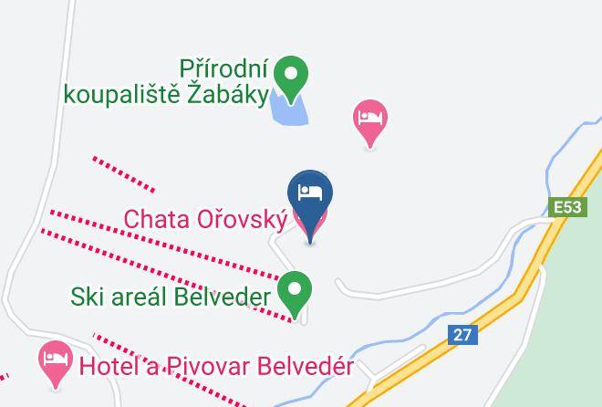 Klatovy - Chata Orovsky Maps
