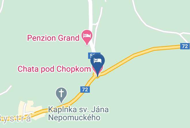 Brezno - Chata Pod Chopkom Maps