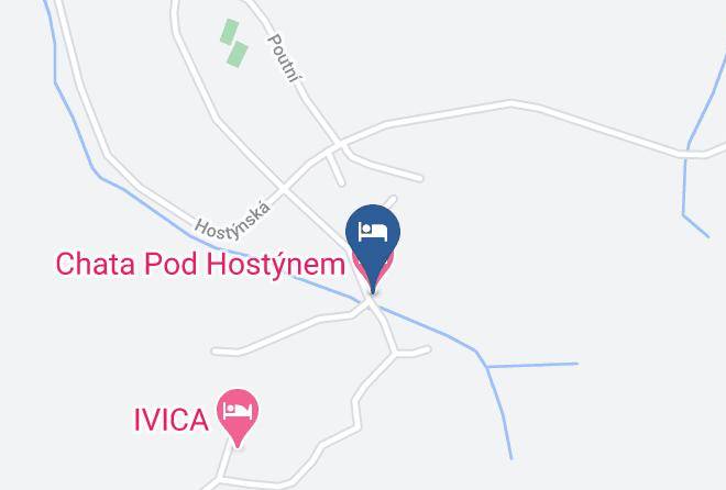 Kromeriz - Chata Pod Hostynem Maps
