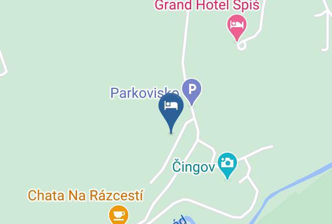 Spisska Nova Ves - Chata Pohoda Cingov Slovensky Raj Maps