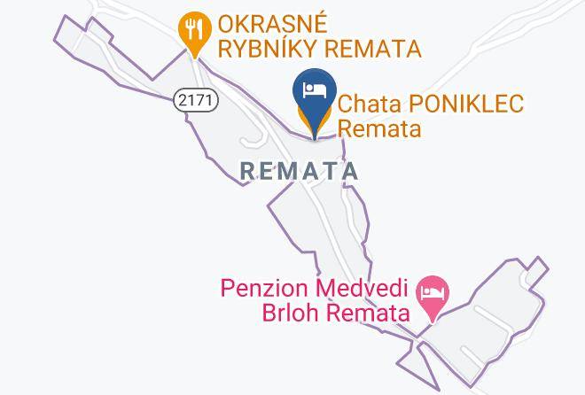 Prievidza - Chata Poniklec Remata Maps
