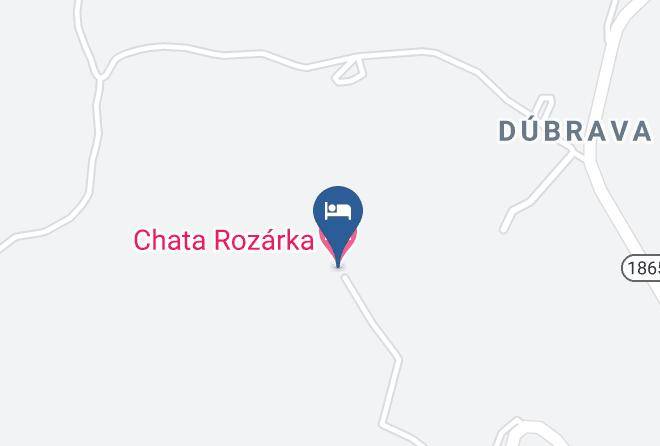 Chata Rozarka Map