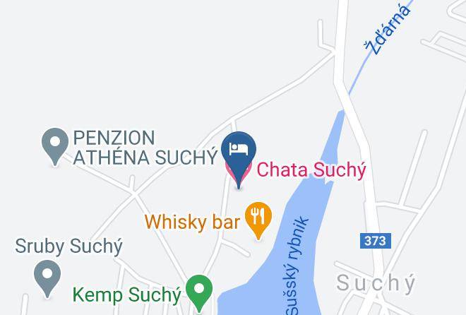 Blansko - Chata Suchy Maps