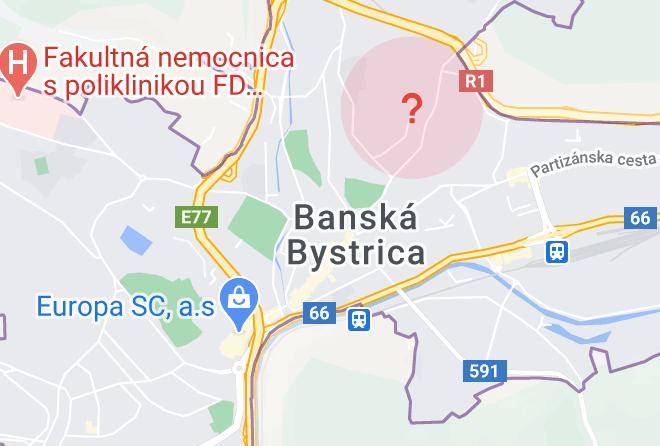 Banska Bystrica - Chata Tale Maps
