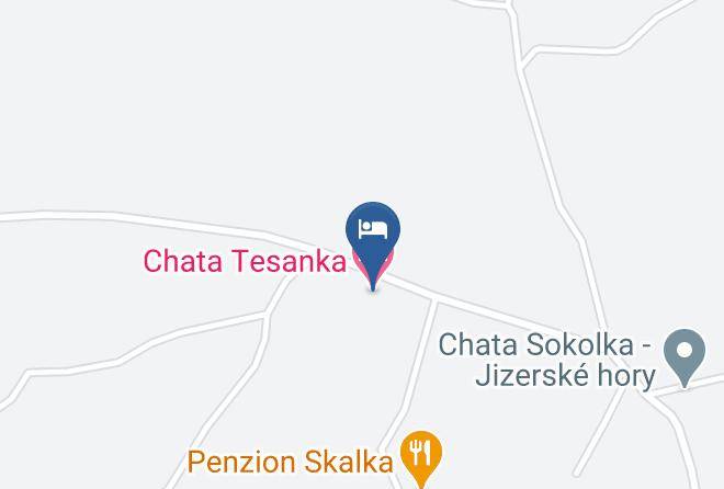 Jablonec Nad Nisou - Chata Tesanka Maps