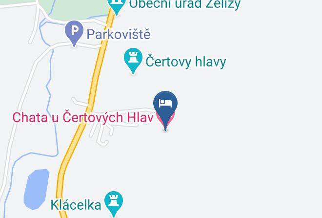 Chata U Certovych Hlav Map