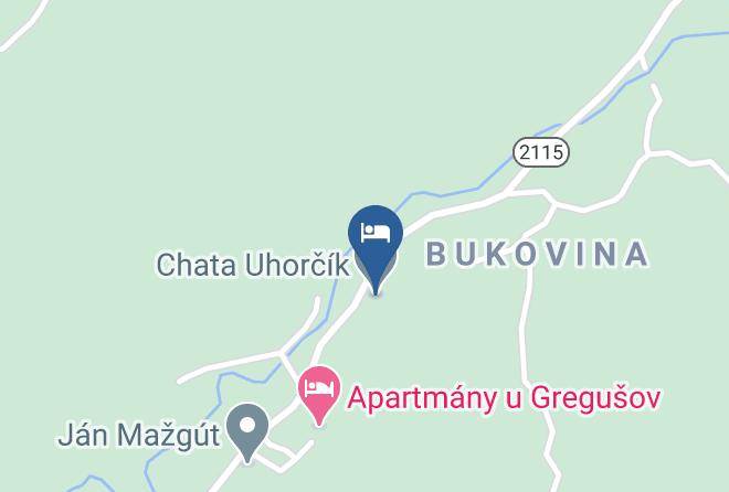 Zilina - Chata Uhorcik Maps