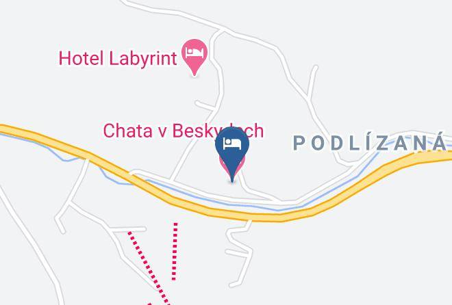 Vsetin - Chata V Beskydech Maps