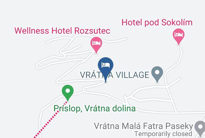 Zilina - Chata Veronika Maps