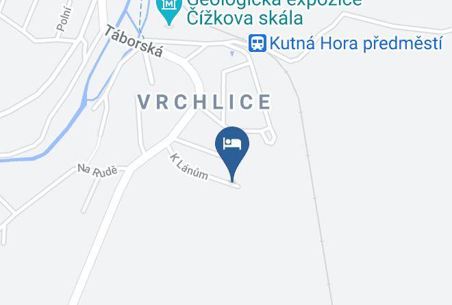 Kutna Hora - Chata Vrchlice Maps