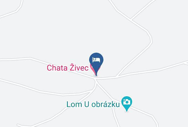 Pisek - Chata Zivec Maps
